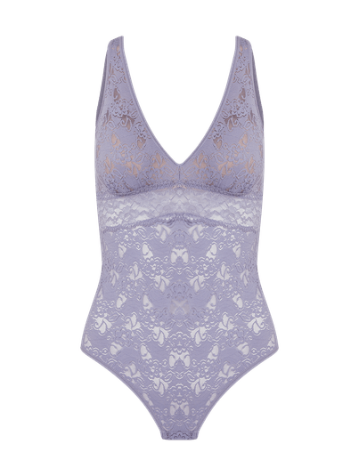 Body De Renda Lilas Iolita