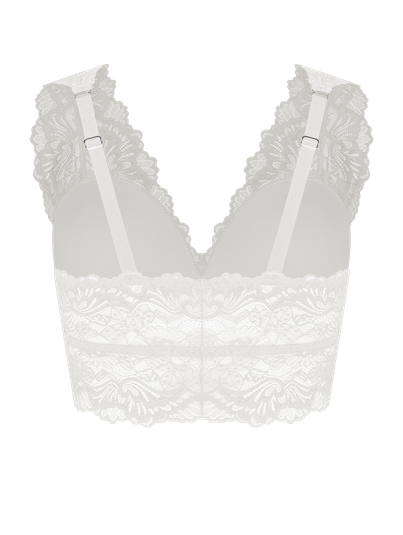 Corselet Top Com Bojo Sem Aro Off White