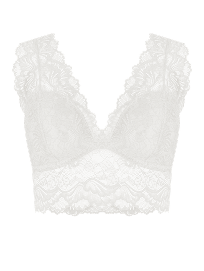 Corselet Top Com Bojo Sem Aro Off White