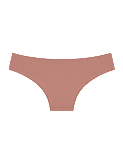 Calcinha Laterais Largas Básica Marrom Bronze