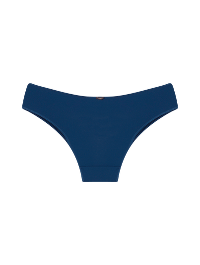 Calcinha Laterais Largas Básica Azul Maritimo