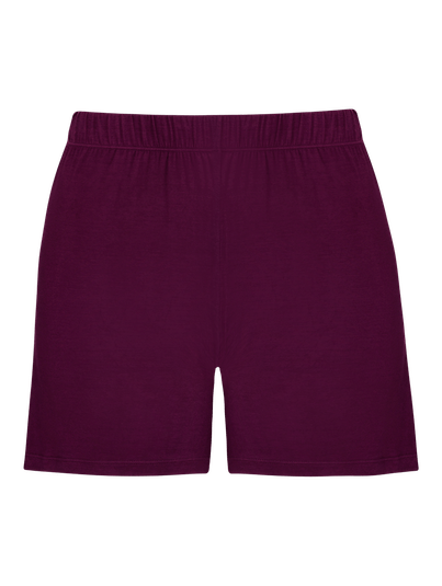 Short Doll Regata Em Viscose Com Renda Roxo Haze