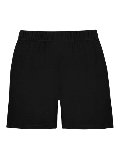 Short Doll Regata Em Viscose Com Renda Preto