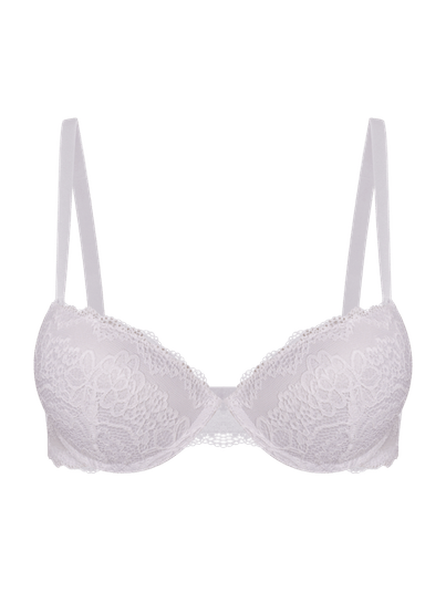 Sutiã Push Up Em Renda Branco