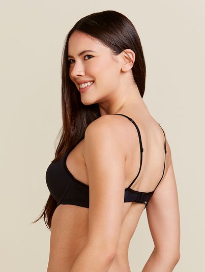 Sutiã Push Up Com Bojo Soft Básico Preto