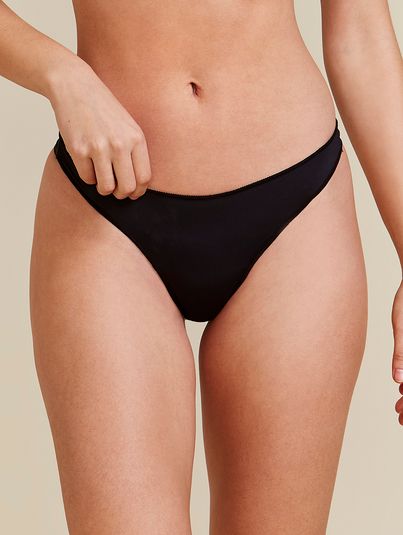 Calcinha Fio Dental Básica Preto