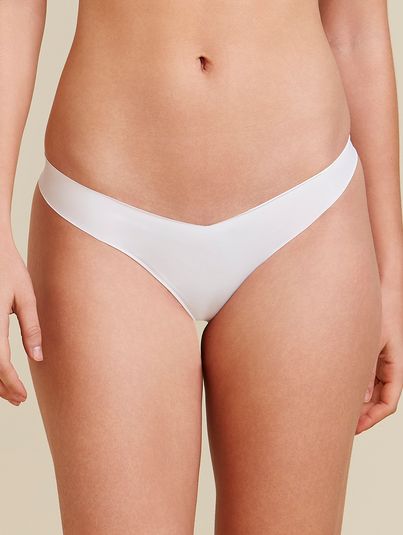Calcinha Fio Dental Invisível Branco