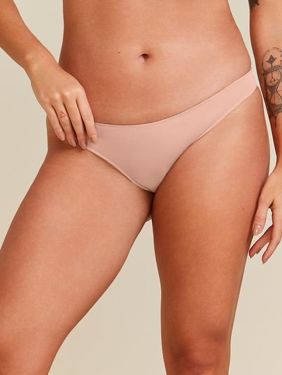 Calcinha Biquíni Básica Bege Essence