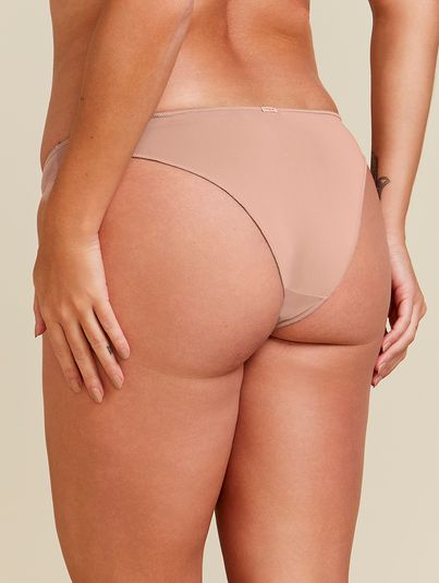 Calcinha Biquíni Básica Bege Essence